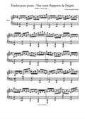 Études pour piano - Des vents Rapports de Dégâts