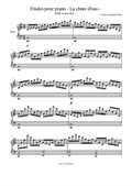 Études pour piano - La chute d'eau